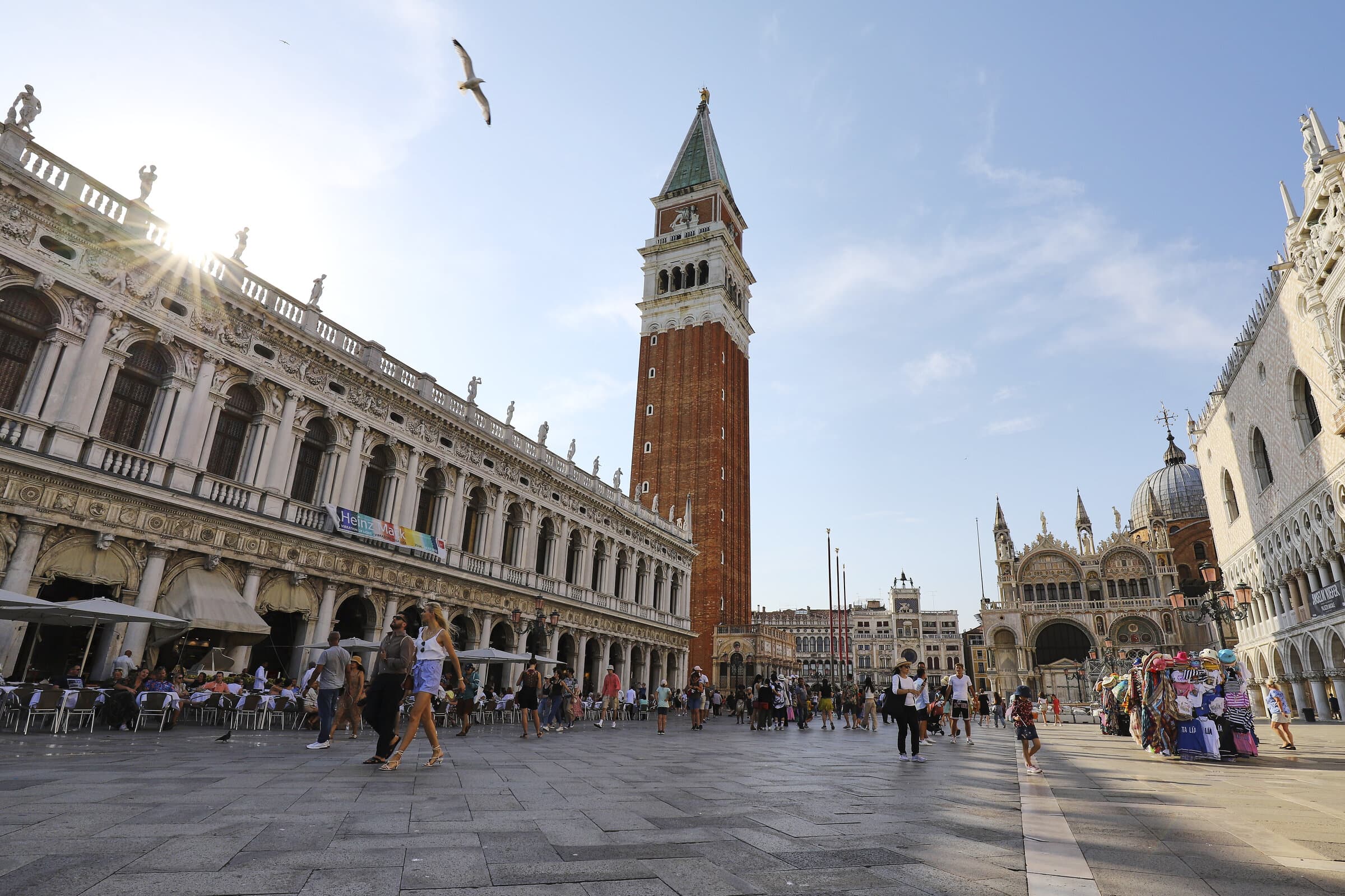 Venice bustling with tourists