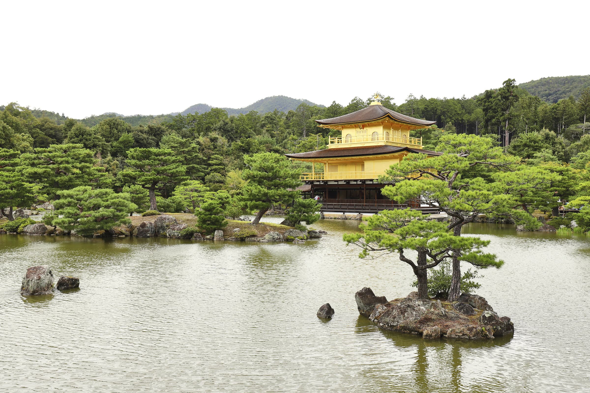 Kinkaku-ji reflected in its pond